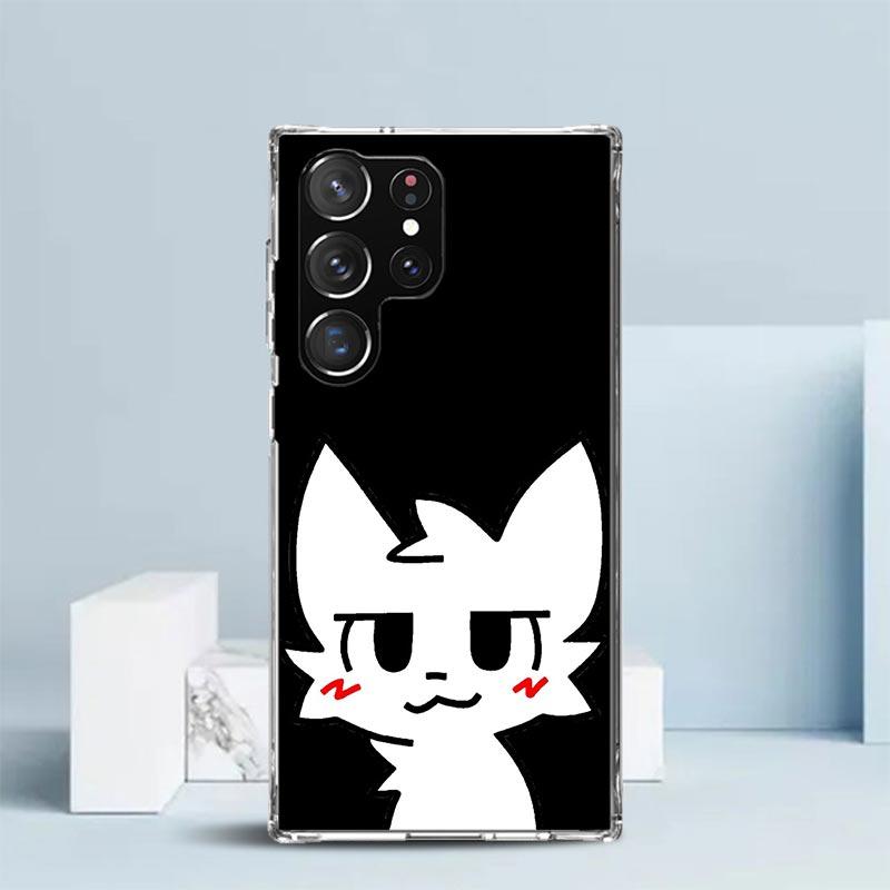Boykisser Cat Soft Cover for Samsung Galaxy S25 Edge S26 S24 S23 Ultra Phone Case S22 S21 Plus S20 FE Print Pattern Shell Galaxy