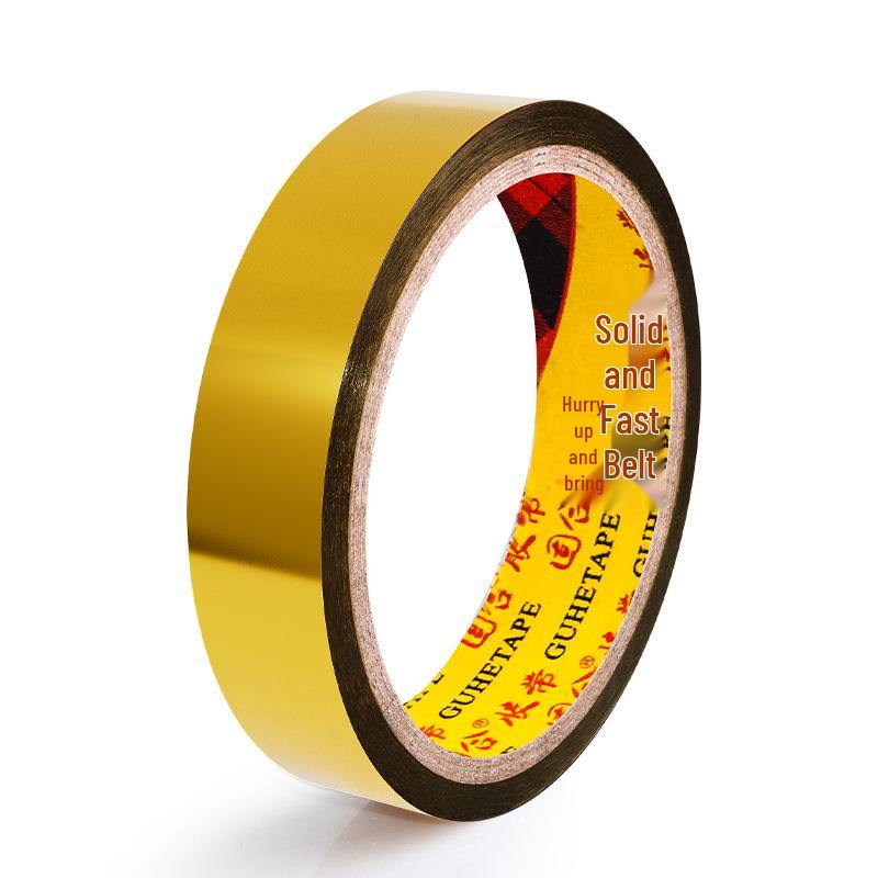 Gold Glitter BOPP Tape for DIY, Wedding, and Decoration