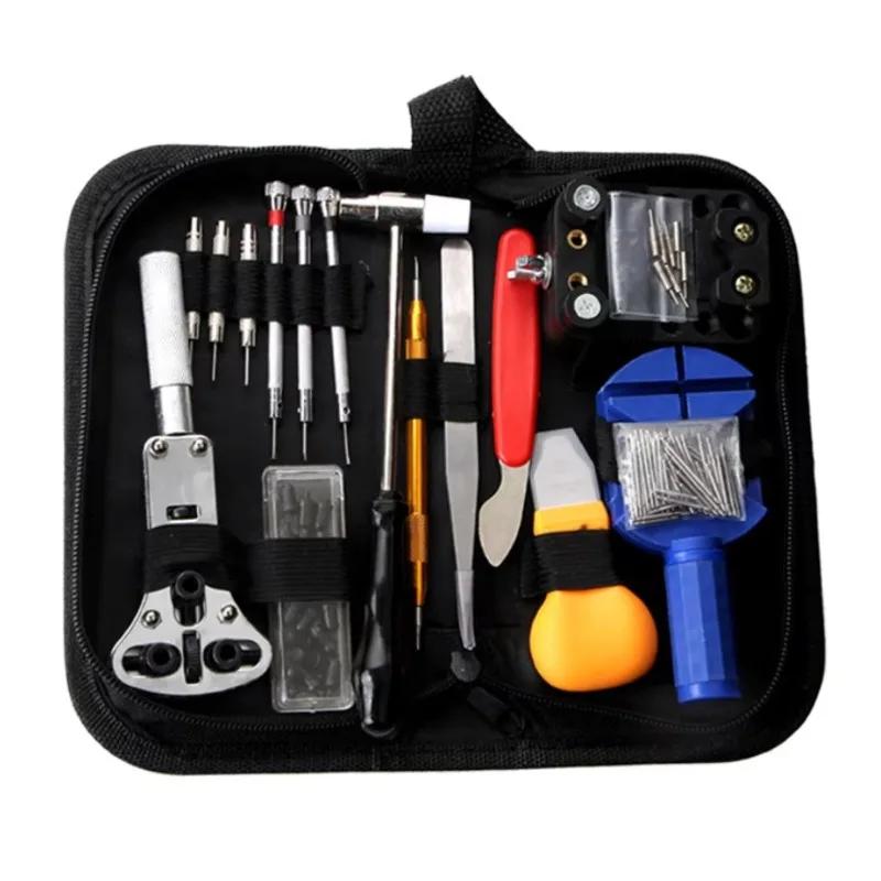 147 Pcs Housing Repair Tool Kit Set Watch Clock Watch Link Pin Dissolving Opener Opener Link Spring Bar Remover Horlogemaker Ger