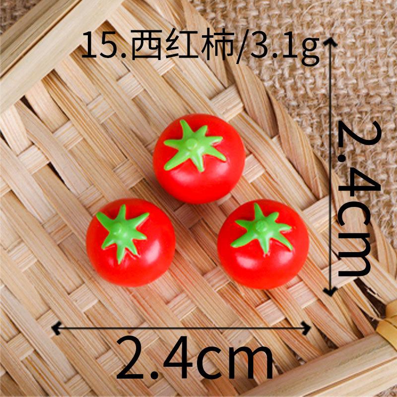 Creative Imitation of Real Food Play Vegetable Doll House Landscape Decoration Accessories Miniatures