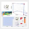 Mini Folding Football Soccer Ball Plastic 2 Sizes Removable Goal Post Net Set High-strength Kids Indoor Outdoor Toys