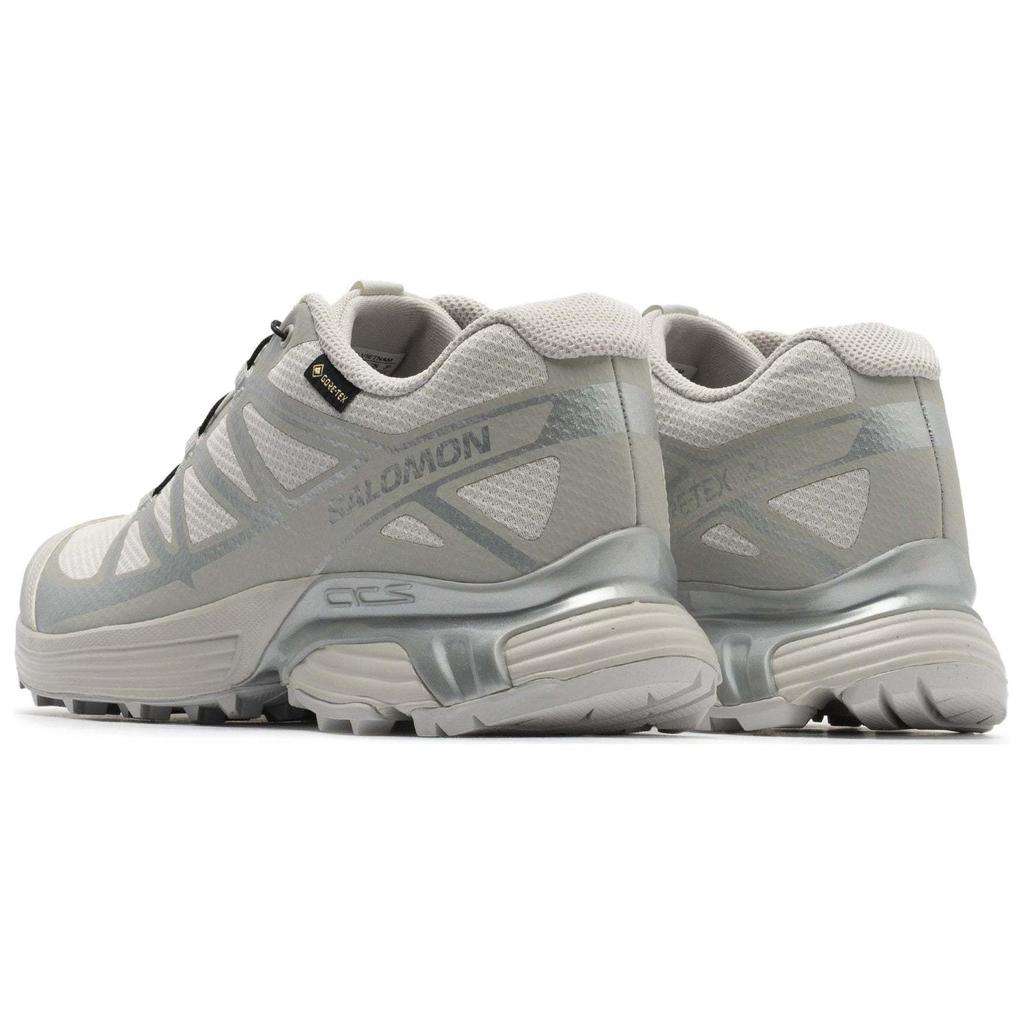 SALOMON Xt-Pathway Gore-Tex Comfortable Versatile Low-Top Casual Trail Marathon Running Shoes Men Sneaker Lunar-Rock Alloy White 477309