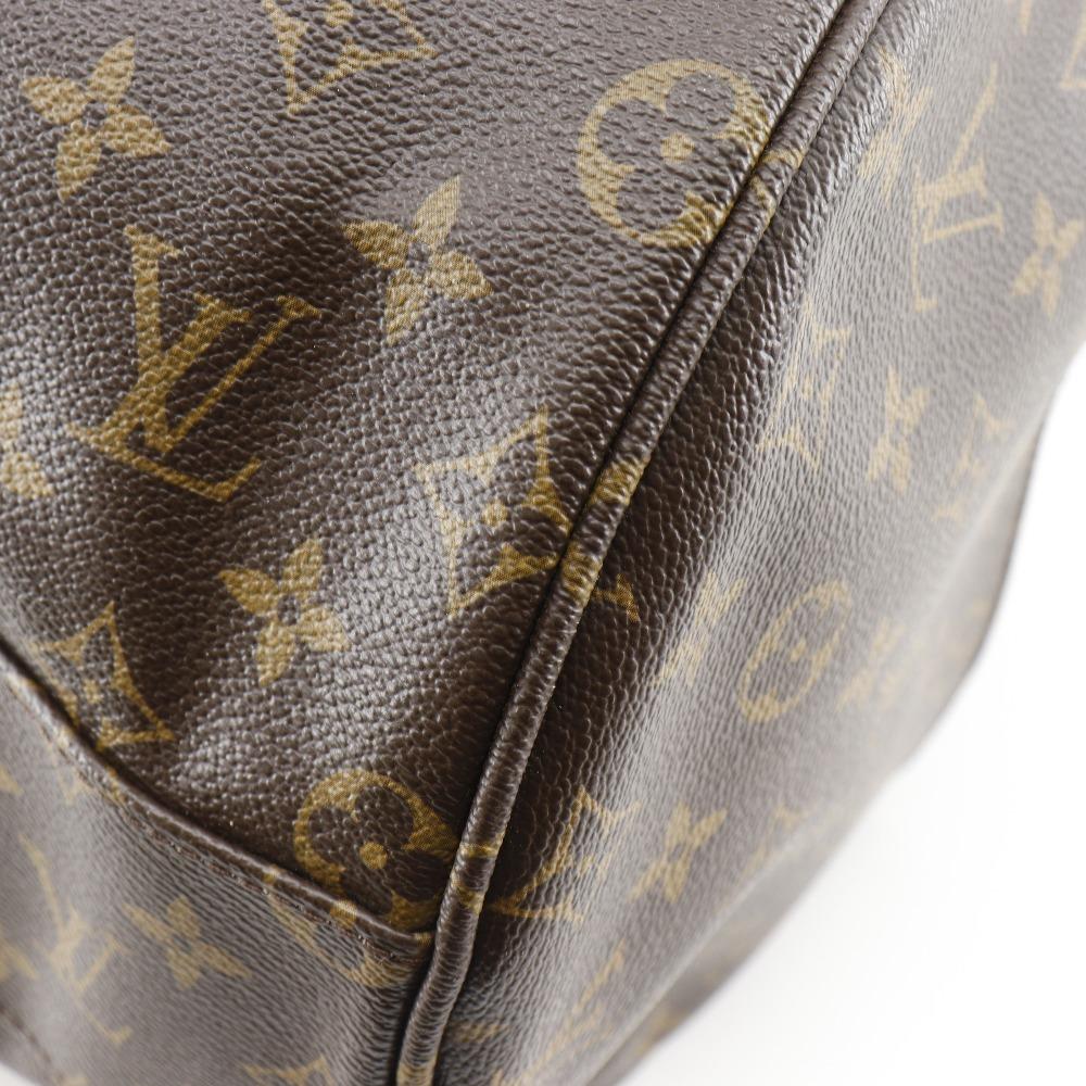 Louis Vuitton Sportliche bobourg Boston Tasche M97036 Braun Monogramm Leinwand unisex Gebraucht