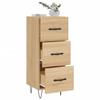 VidaXL Buffet Sonoma Oak 34.5x34x90 Cm Engineered Wood 828599