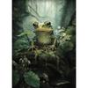 Rabbit Bunny Rustic Raccoon Frog Sheep Deer Bear Fox Forest Poster Canvas Painting Print for Living Room Home Decoration Cuadros