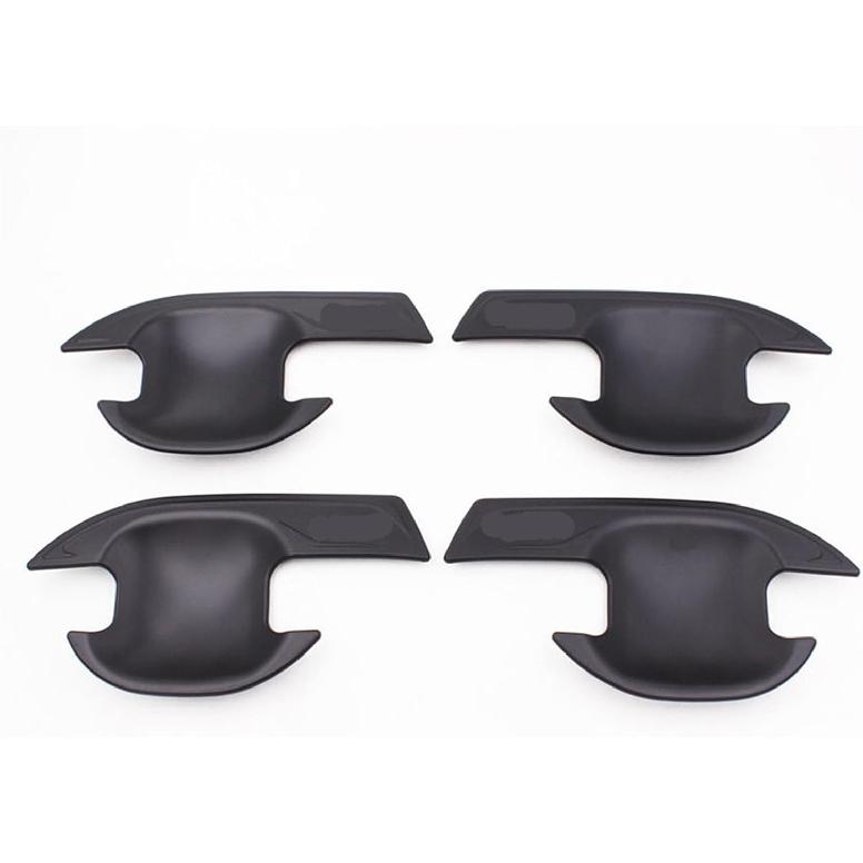 ,Compatible with Ford Ranger Door Insert Handle Bowl Cover Pickup Trunk Auto Parts ABS Matte Black Car Accessories 2012-2021