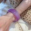 2026 Summer Fashion Shining Colored Geometry Resin Bracelet For Women Charm Personalized Vacation Aesthetic Jewelry Accessories