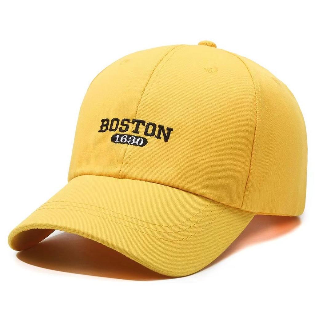 Boston 1690 Letter Embroidery Baseball Cap Sun Protection Breathable Gift Hat
