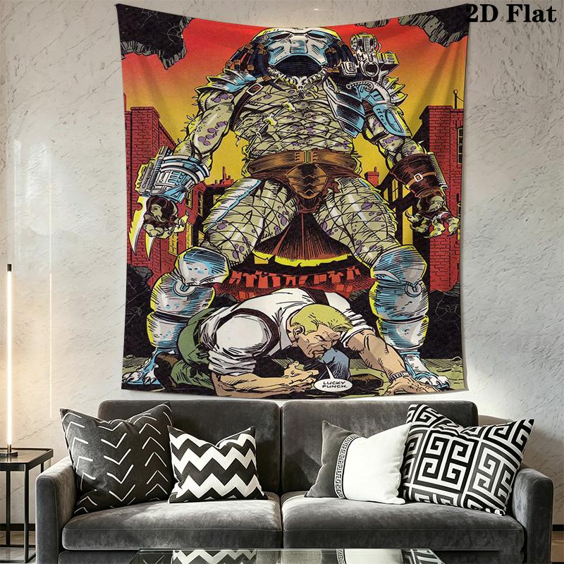 Predator Dark Horse Pattern Home Decor Tapestry, Wall Hanging, Decorative RV Wall Cloth.SGT0917123
