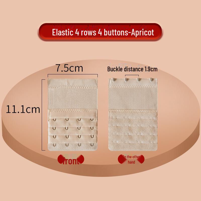 Extensie elastică pentru sutien cu cataramă din oțel inoxidabil - 2x3, 3x3, 4x4 rânduri