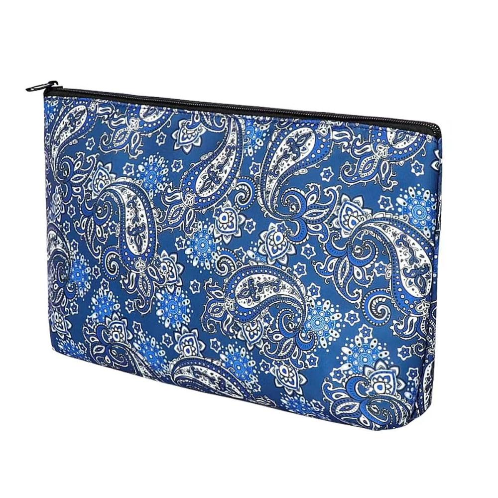 Zipper Closure Makeup Pouch Large Capacity Travel Wash Bag Stylish Zipper Pouch  Daily Makeup