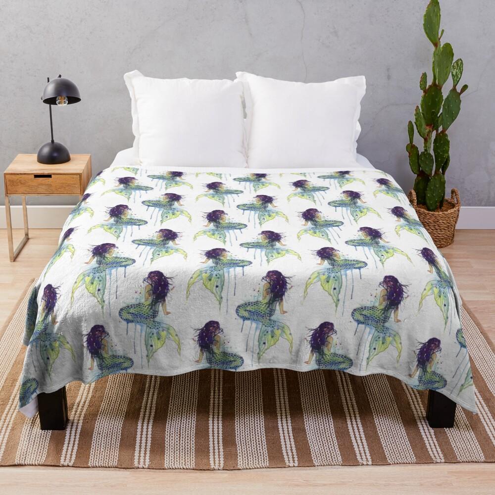 Mermaid Throw Blanket