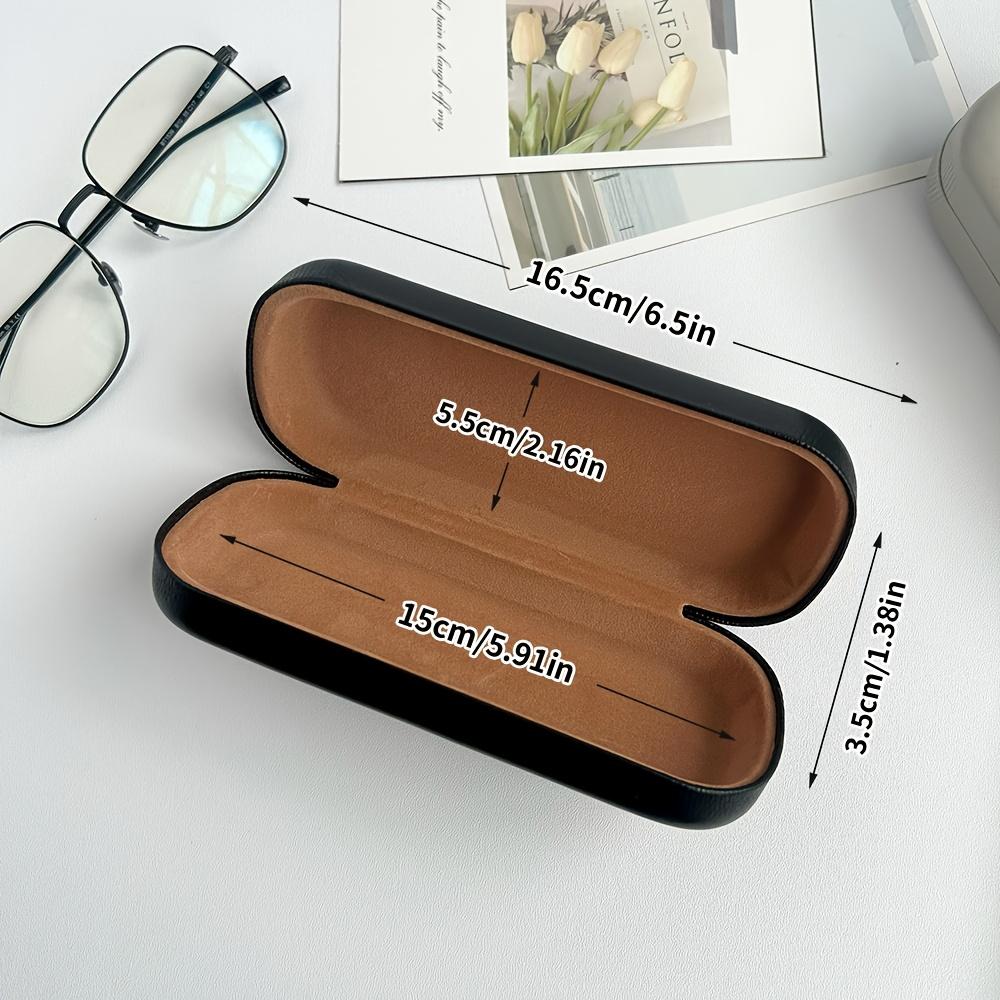 Brillenetui aus Kunstleder, Tragbare Cartoon-Bär Brillenaufbewahrungsbox, Hochwertiges Schlichtes Nischendesign, Creme-Stil für Damen