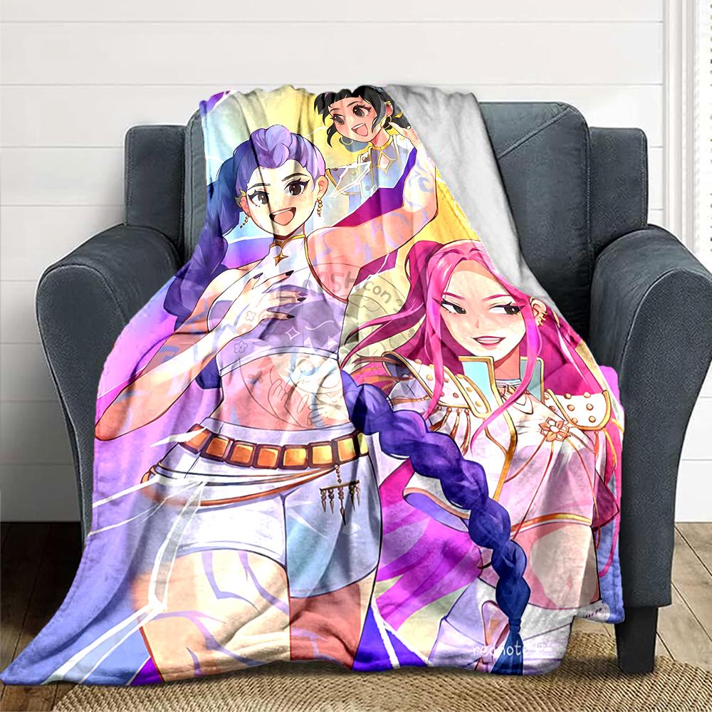 1Pc Fantasy Heroes Unite Blanket For Couch Bed Plush Cozy Fuzzy Blanket Super Soft Warm Blankets For Fall And Winter 0918200