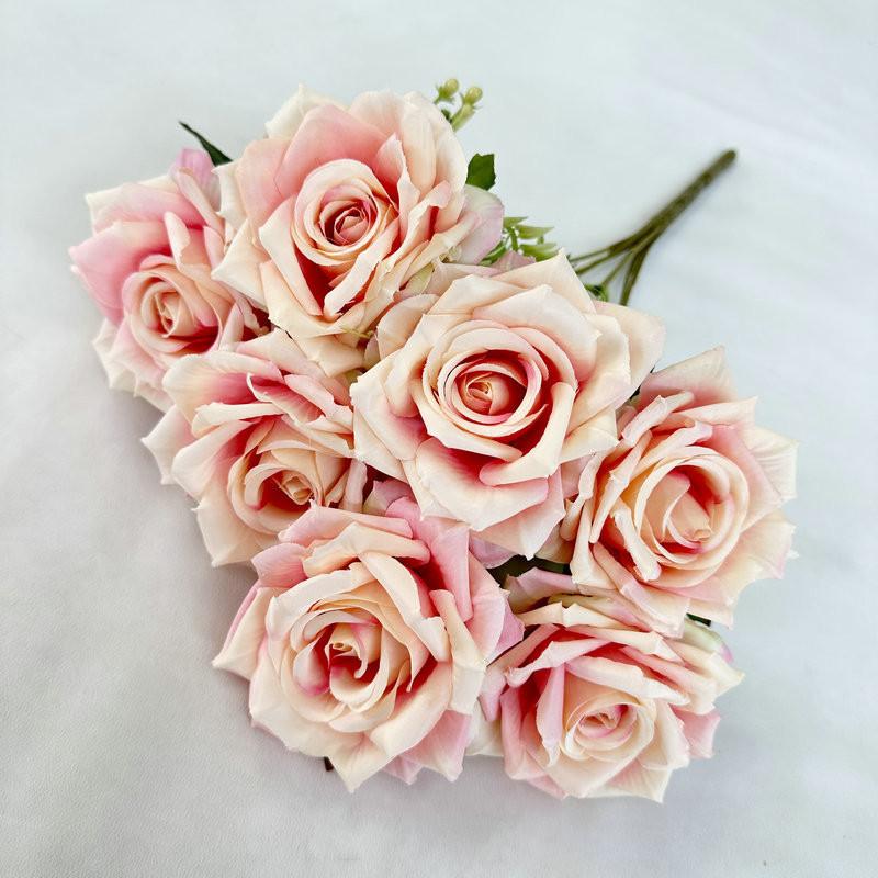 Roses Bouquet Artificial For Wedding Decor Photography Props And Home Styling