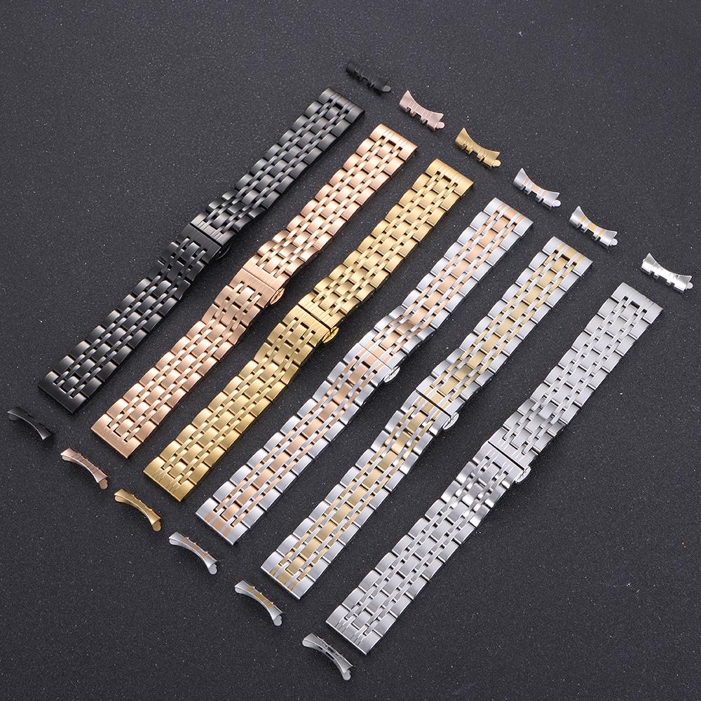 12/14/16/18/19/20/21/22/24mm Metal Strap for Tissot for Citizen for Longines Watch Stainless Steel Band for Amazfit Wristband
