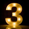 Birthday Light Happy Led Digital Color Lights Emitting Romantic Scene Decorative