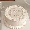 Korean Retro Decorated Small Fresh Simulation Birthday Cake Model Plastic Decoration Showcase Sample Display Photography Props
