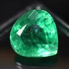 Natural Green Emerald Loose Gemstone Pear Cut 10.45 Ct for Jewelry Making and Gem Collections