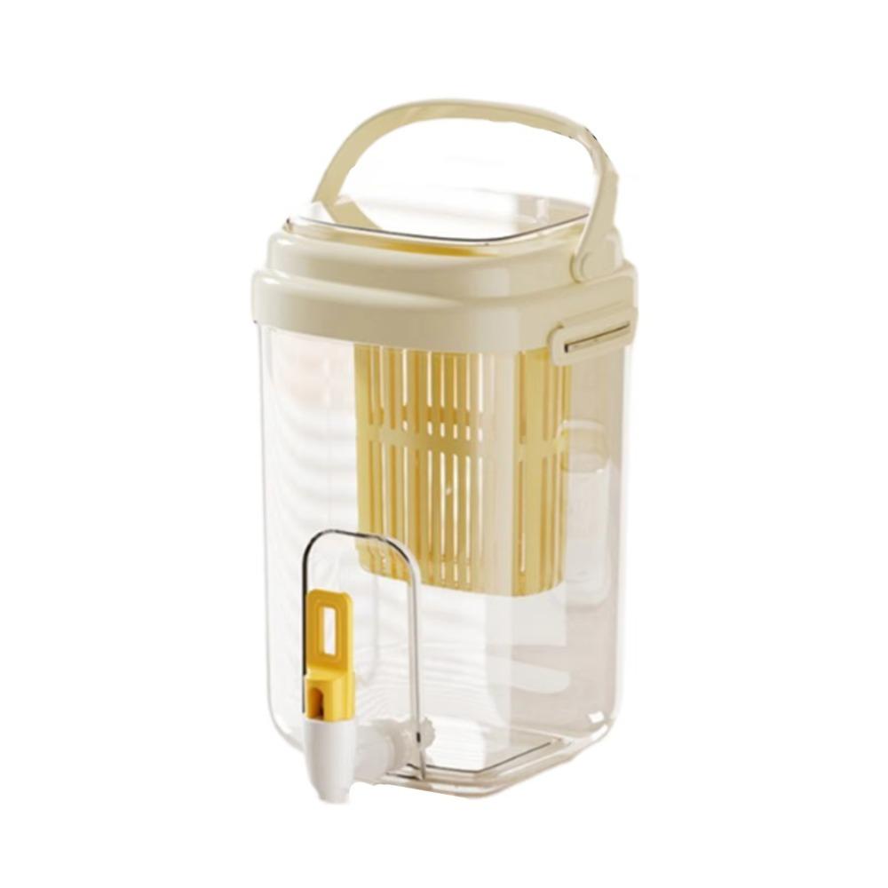Foldable Handle Beverage Dispenser With Filter and Faucet Cold Water Jug Beverage Pitcher  Bar