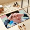S-Son Heung-min Soft Comfortable Short Plush Rug Carpet mat Anti‑Slip Floor Mat Machine Washable Home Decor