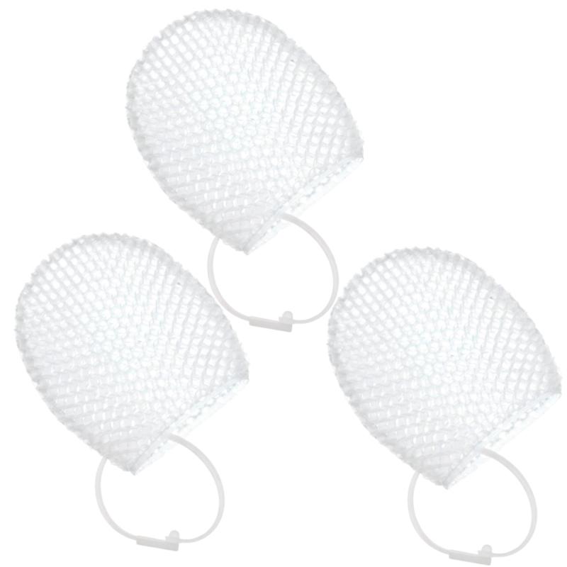 Honeycomb Exfoliating Shower Finger Caps Bath Mitt Breathable Odorless Body Scrubber Skin Care Cleansing Tool Multi-Color