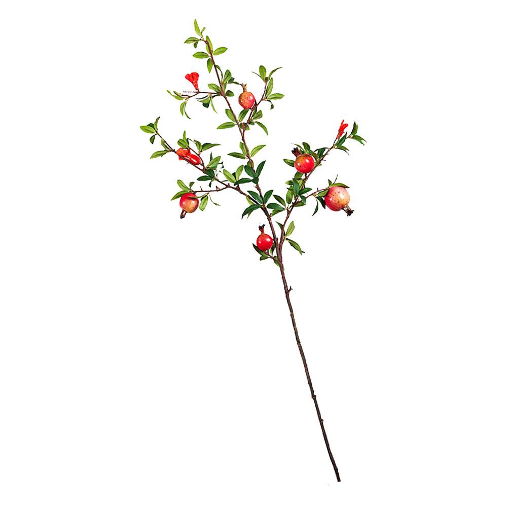 Simulated Pomegranate Fruit Branch Imitated Berry Artificial Branches Decor Realistic Home