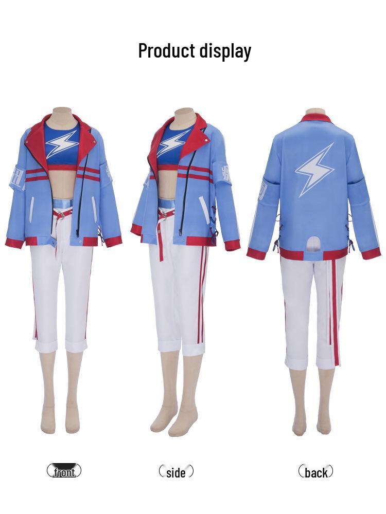 Ensemble de Costume Cosplay Tamamo Cross Uma Musume pour Hommes et Femmes - Tenue de Performance Anime