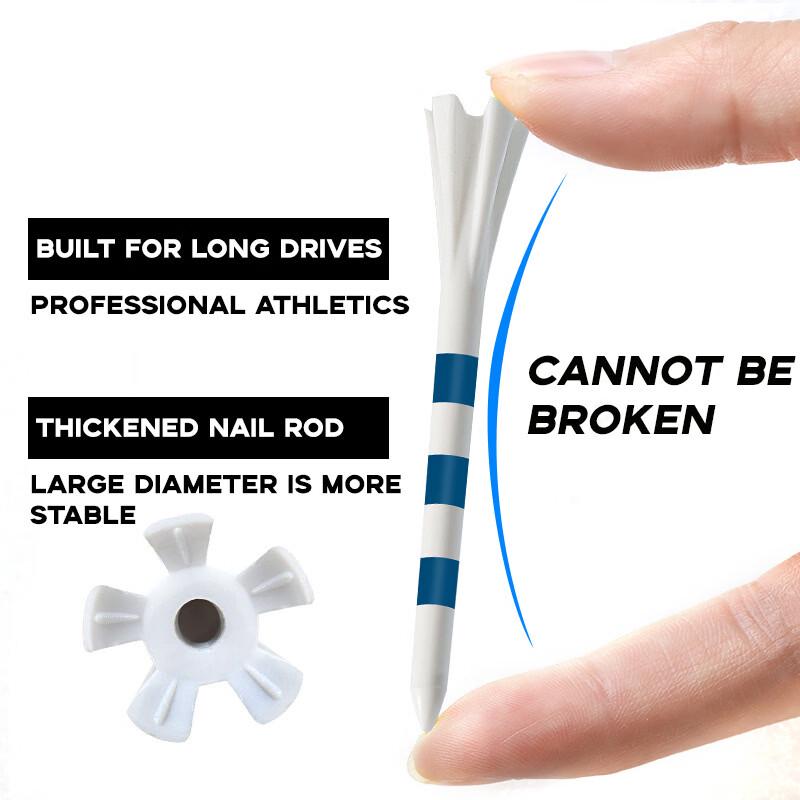 83mm 5-Claw Plastic Golf Tees