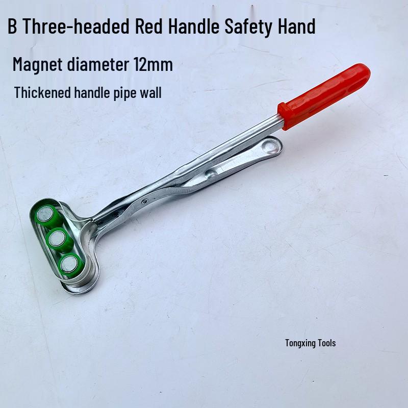 Magnetic Hand Punch Pliers with Strong Neodymium Magnet Suction Cup Picker