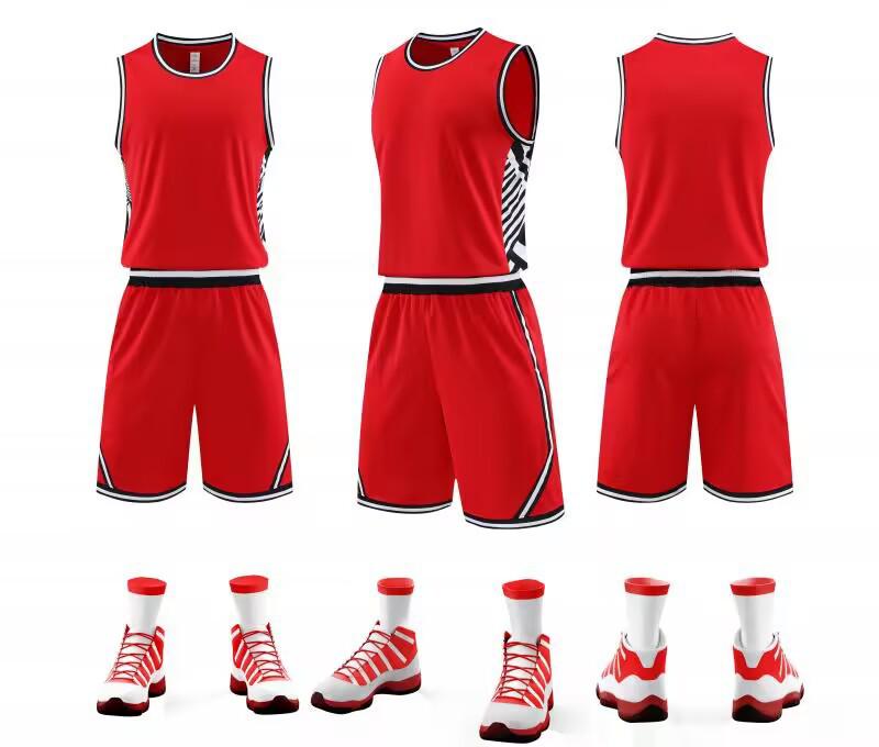 College Student & Children's Basketball Team Uniform Set - Competition & Training Vest