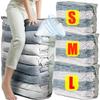 Nu este nevoie de pompă saci de vid cub de capacitate mare economisitor de spațiu geantă de depozitare pentru depozitarea hainelor pătură cuvertură comprimare sac organizator