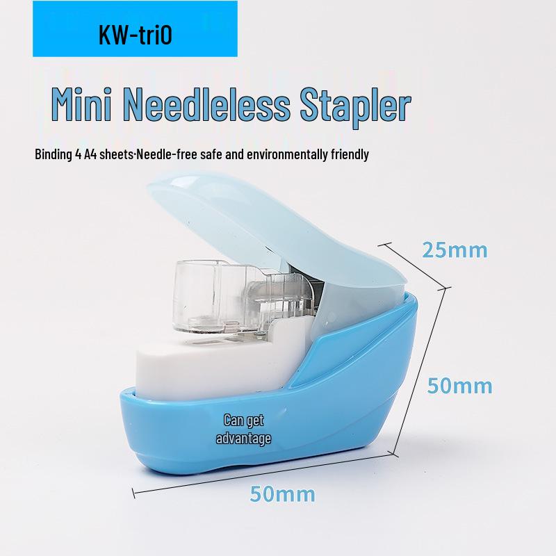 Kedeyou 5399 Kompakt Zımbasız Zımba - Öğrenciler İçin Enerji Tasarruflu Ciltleme Aracı