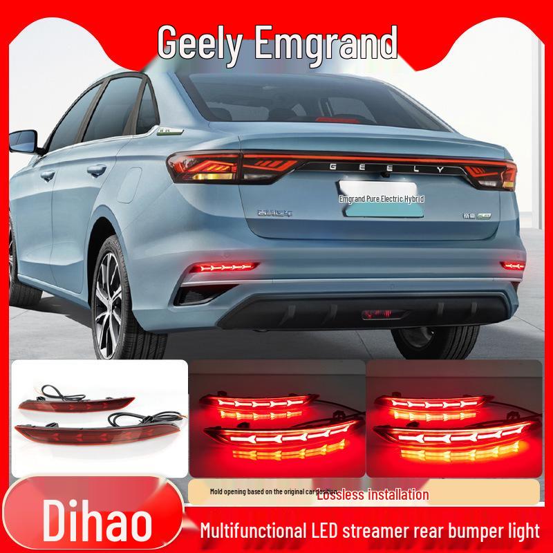 Geely 2022 Emgrand Liuguang Rear LED Bumper Brake Light for Proton S70 Modification