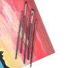 12Pcs Wooden Poles Nylon Hair Face Painting Body Painting Brushes Oil Painting Acrylic Watercolor Painting Pen Set