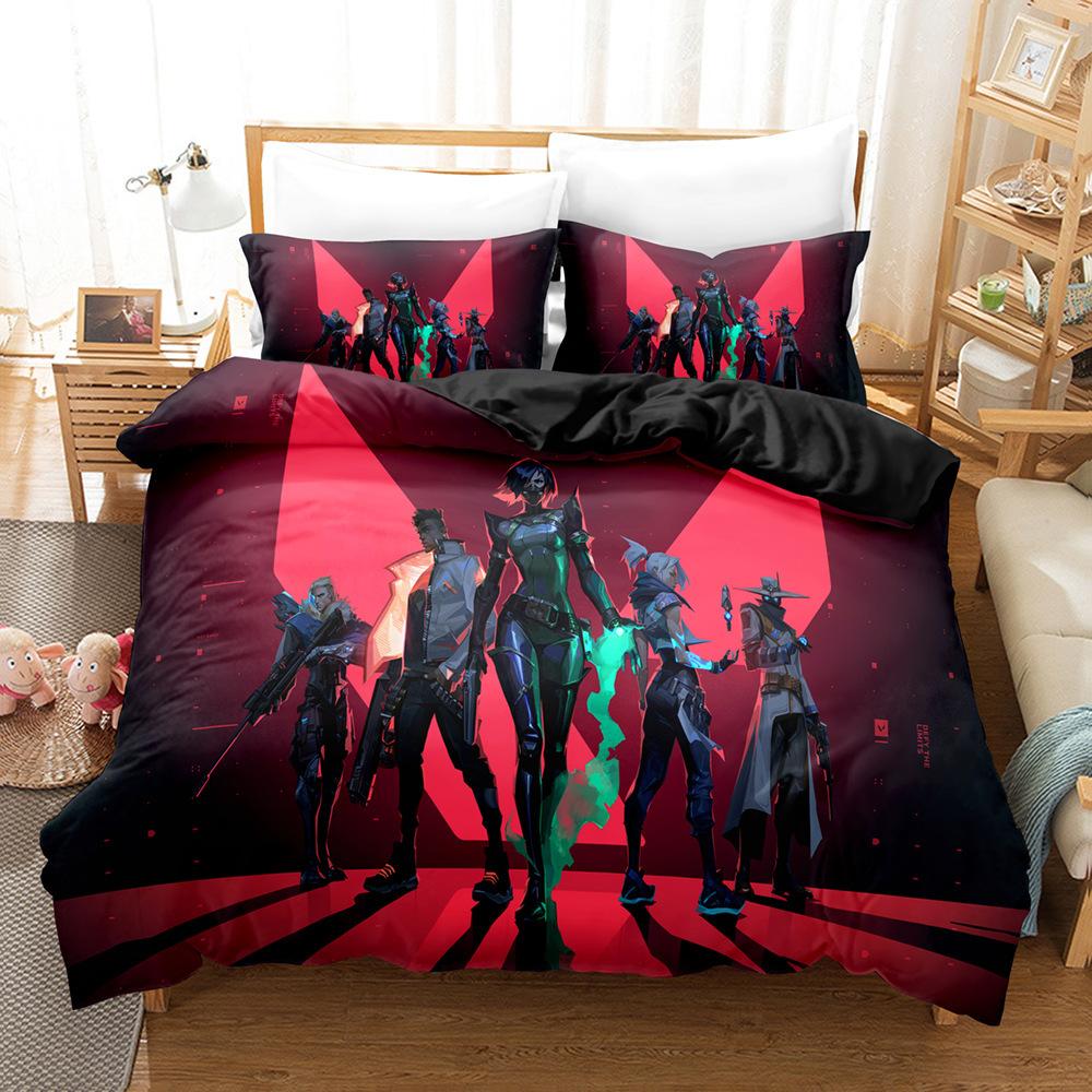 Games  Bedding Set Teenage Bedding Set High Quality Quilt Cover Gifts For Children Single Double Large Size