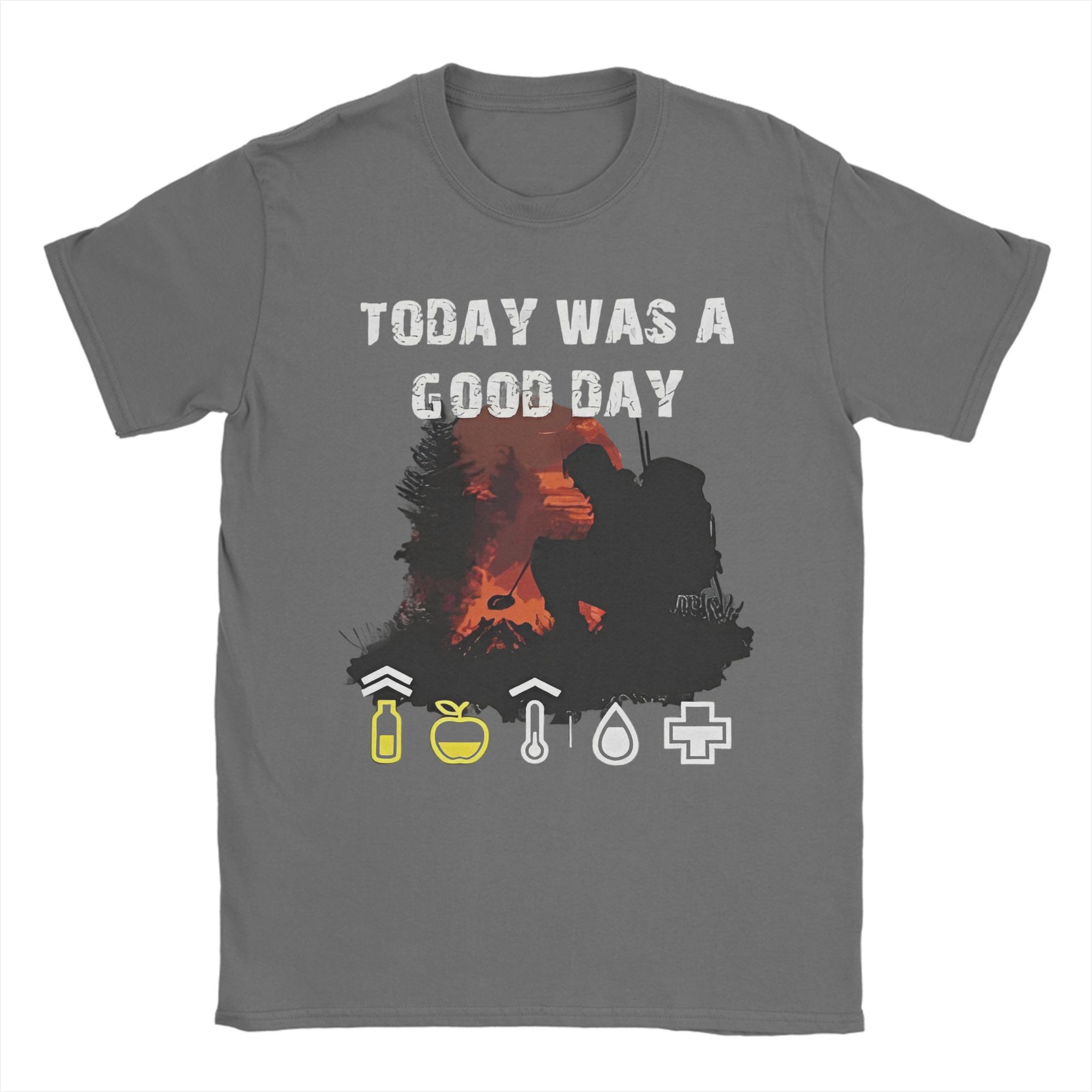 Men DayZ Today is A Good Day T Shirts Shotting Game Cotton Tops Hipster Short Sleeve O Neck Tee Shirt Birthday Gift T-Shirt 4XL