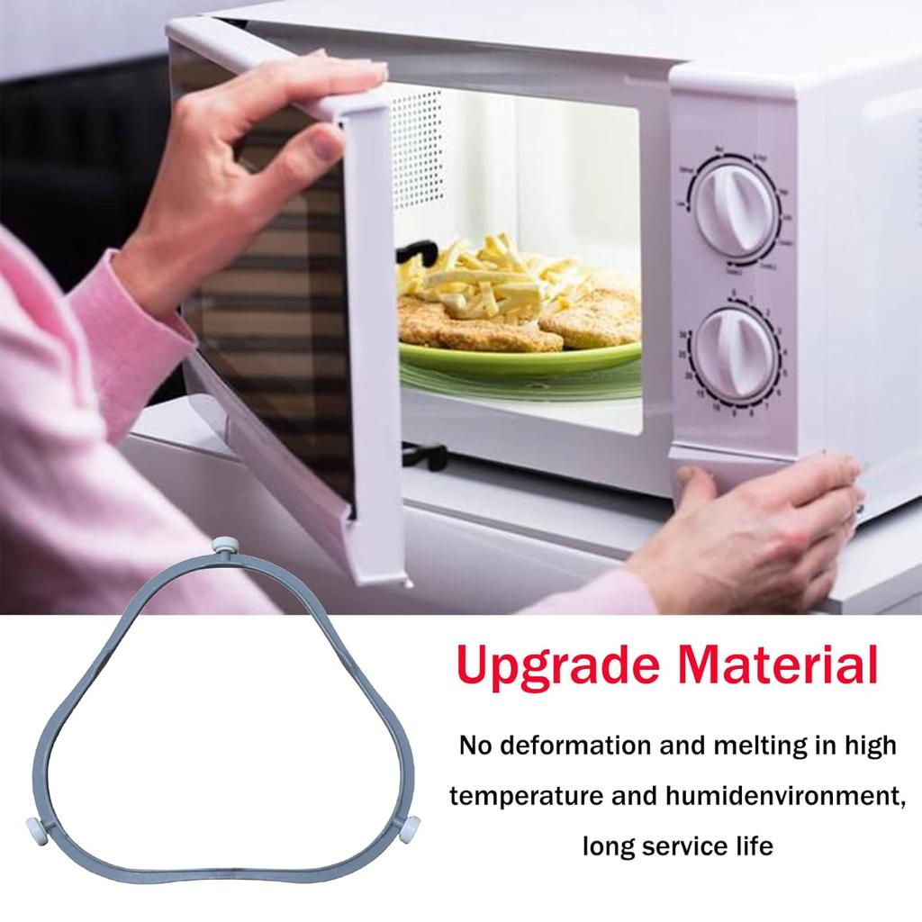 W11252182 8206227 Microwave Turntable Ring, Rotating Ring Roller 8206227, Middle Glass Plate Tray Support Holder, Replacement Inner Ring for