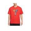 Nike Max90 SS25 Kobe Locker Einfaches Bequemes Kurzarm-T-Shirt Herren Tops Challenge-Rot HJ3423600