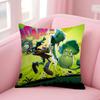 Cartoon P-Plants-vs-Zombie Mini 45*45cm Cushion Cover Pillow Cover Decor Pillowcase Home Pillowcase For Couch Pillow