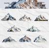 Retro Hill Series Card Sticker Pack - 16 Pcs for Journaling