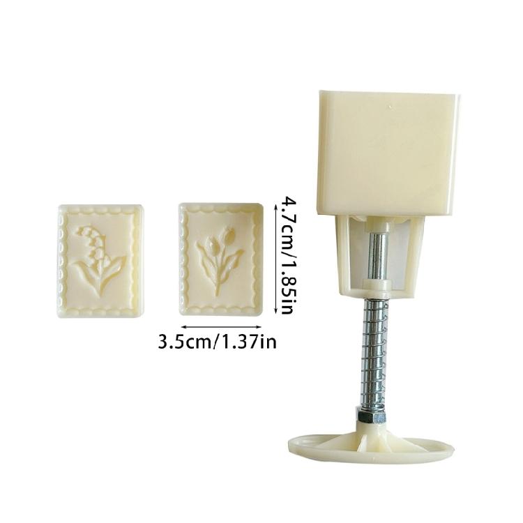 Mooncakes Mold Cookie Stamp Cake Bakings Tool Festival Dessert Moulds with Stamp Pastries Mold for Bakings Enthusiasts