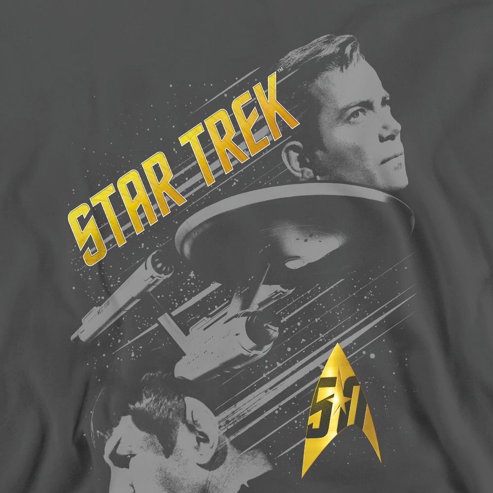 STAR TREK Unisex-Sweatshirt „50 Jahre Frontier“ für Erwachsene