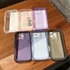 Luxury Transparent Candy Phone Case For iPhone 11 12 13 14 15 16 Pro Max Shockproof Clear Bumper Cases Cover