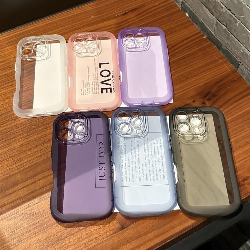 Luxury Transparent Candy Phone Case For iPhone 11 12 13 14 15 16 Pro Max Shockproof Clear Bumper Cases Cover