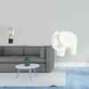 Abstract Figurine Elephant Statue Decorative Sculpture for House Office Tabletop Collectible