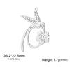 My Shape 5 pcs Phoenix Pendants Hummingbird Fire Birds Stainless Steel Charms for Necklace Earrings Keychains DIY Jewelry Making