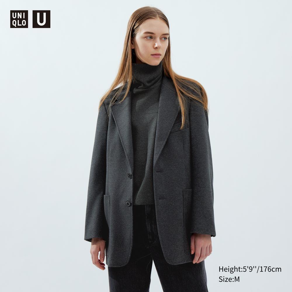 

Трикотажная куртка UNIQLO в строгом стиле