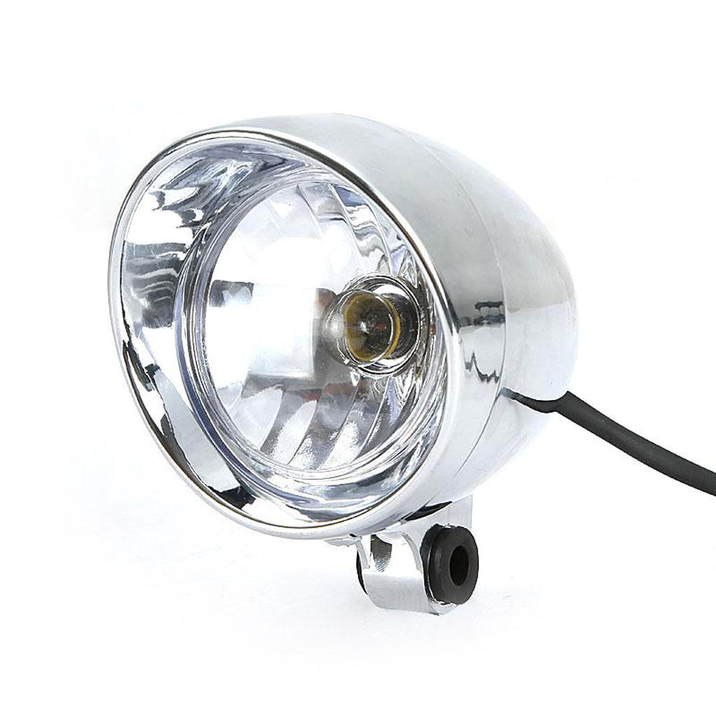 1/2Pcs 2 4' Chrome Motorcycle Front Headlight Fog Light Lamp Motorcycle Motorbike Retro Visor LED Passing Fog Auxiliary Light