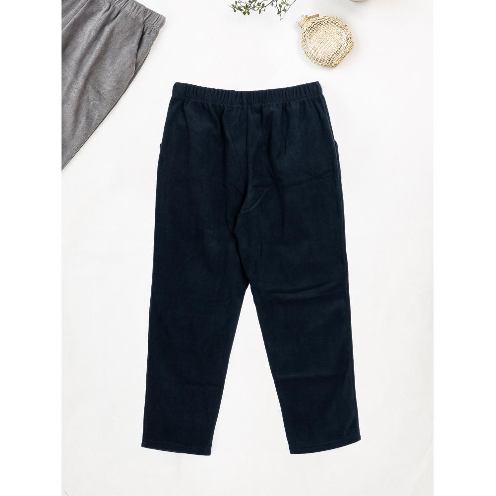Daiso PoLar FLeece Pajama Bottoms L navy